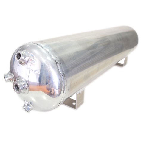 15ltr Aluminium Air Tank 6 Port 0-200psi 750x220x180mm