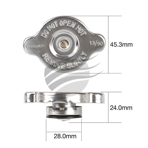 Tridon Radiator Cap (13PSI/90KPA) suit Nissan GQ / Y60 Patrol 4.2 TD42 1988-1997
