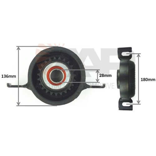 Tailshaft Centre Bearing suit Mazda Bravo B Series UN 1999-2006 Models