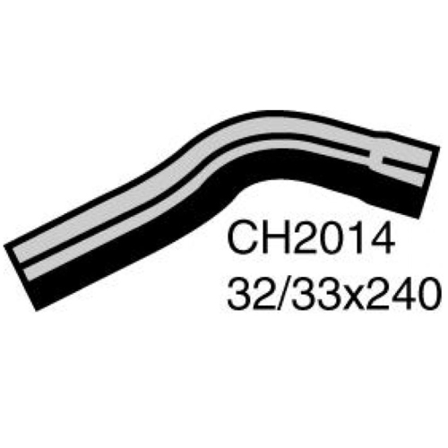 Top Radiator Hose For Toyota LN80R Hilux 2.4ltr 2L 1988-1994