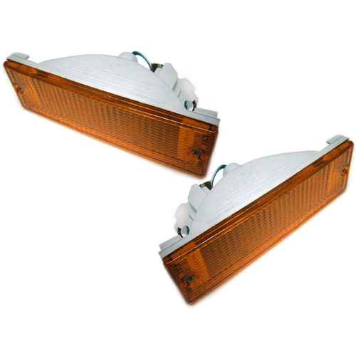 Mitsubishi Triton LH + RH Front Bumper Bar Indicator Light Suit ME MF