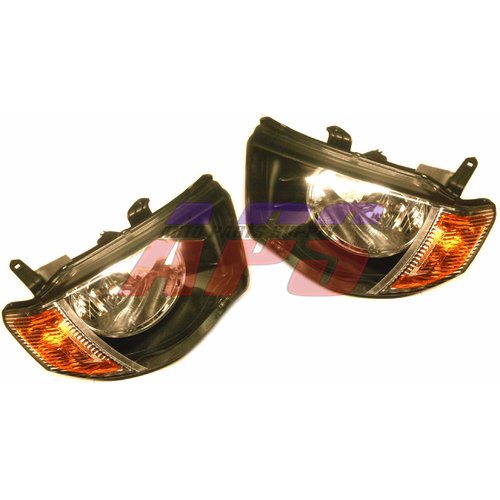 Pair of Headlights suit Mitsubishi ML Triton GLS GLX-R VR 2006-2009