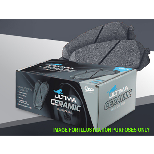 Ultima Rear Ceramic Brake Pads For Holden JG Cruze 1.8ltr F18D4 2009-2011