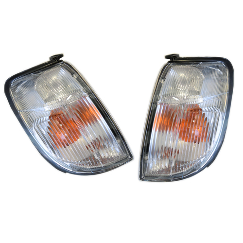 Pair of Indicator Corner Lights suit Nissan D22 Navara 1999-2001