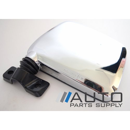 LH Chrome Manual Door Mirror suit Nissan GQ Patrol 1988-1991
