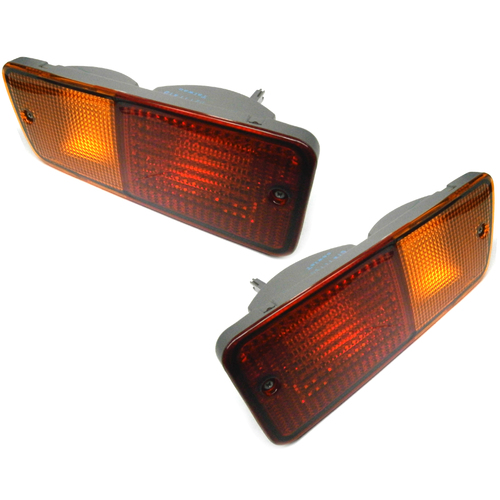 Pair of Rear Bumper Bar Tail Lights suit Nissan GQ GU Patrol 1991-2012