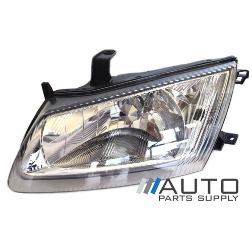 LH Side Headlight (Plastic Lens) suit Nissan N16 Pulsar Sedan 1.6ltr 2000-2003
