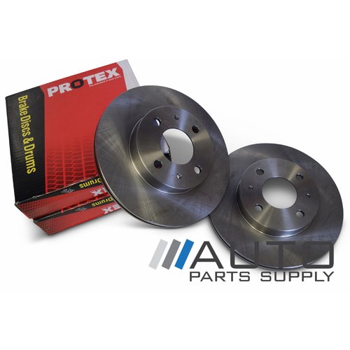 Protex Front Disc Rotors 247mm suit Nissan N15 Pulsar 1.6ltr 1995-2000