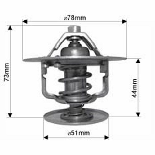 Hino GH Thermostat 6.5L 6cyl Diesel GH1H H06CT 1991-1997 *Dayco*