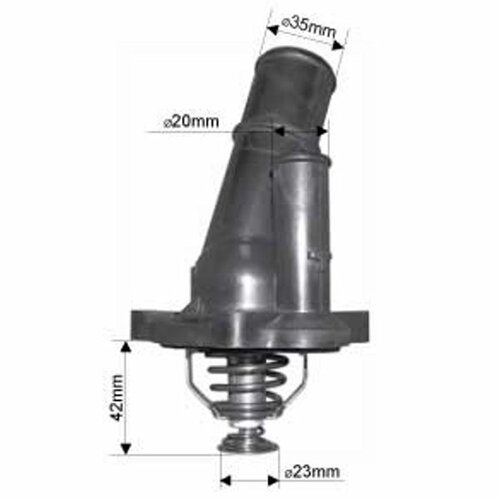 Dayco Thermostat For Mazda 3 BK SP23 2.3L LF 2005 - 2009