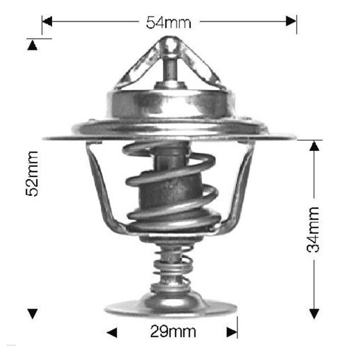Dayco Thermostat For Holden Captiva  2.4L 4 cyl CG 103kW Z24SED Dec 2009 - Jan 2011
