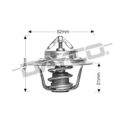 Dayco Thermostat For Chrysler Galant 1.6L 4 cyl Carb GE 4G32 Oct 1977 - May 1980