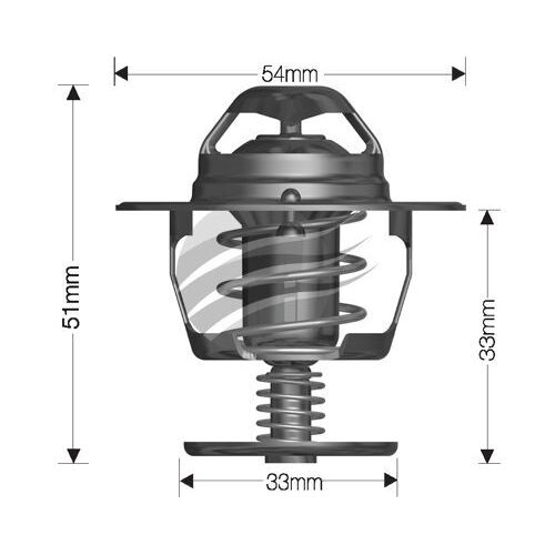 Mazda T3000 Thermostat 3.0L 4 cyl Diesel HA 1984 - Oct 1984 *Dayco*