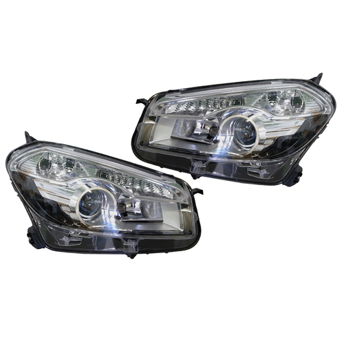 Pair of Headlights (Halogen Type) suit Nissan J10 Dualis Series 2 2010-2014
