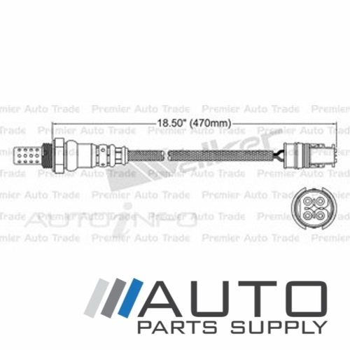 Pre Cat O2 Oxygen Sensor Suit Mercedes Benz SL600 5.5ltr M275.951 R230 2003-2006