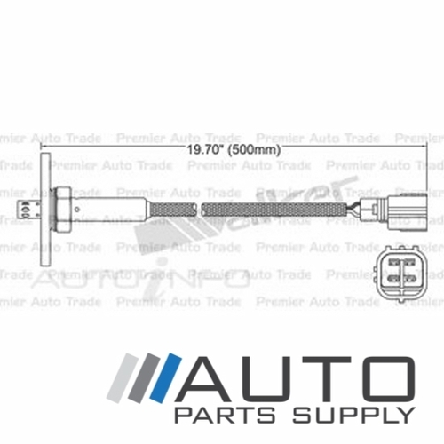 Pre-Cat O2 Oxygen Sensor Suit Toyota Landcruiser 4.5ltr 1FZFE FZJ75R 2 Door 1992-1999