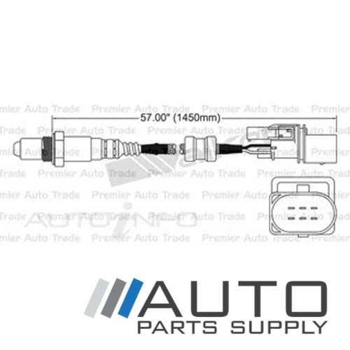 Volkswagen Golf Pre-Cat O2 Oxygen Sensor 1.6ltr BFQ MK4 2003-2004 