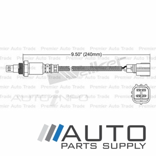 Rear Pre Cat O2 Oxygen Sensor suit Lexus RX400H 3.3ltr 3MZFE MHU38R 2006-2008