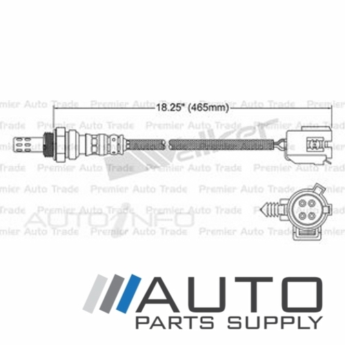 Jeep Grand Cherokee Post-Cat O2 Oxygen Sensor 4.0ltr ERH WJ 1999-2000