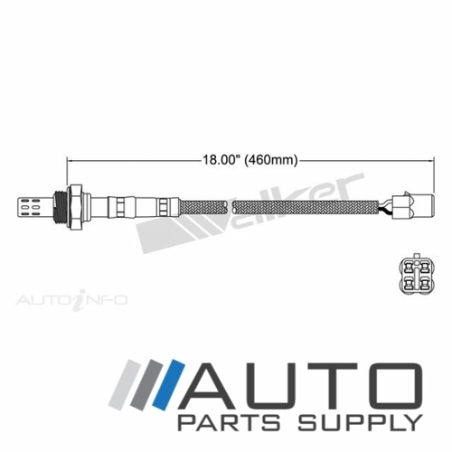 Pre-Cat O2 Oxygen Sensor suit Subaru Forester 2.0ltr EJ20J 1997-1998 