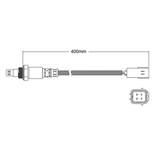 Pre Cat O2 Oxygen Sensor suit Nissan Xtrail 2.5ltr QR25DE T31 2007-2014