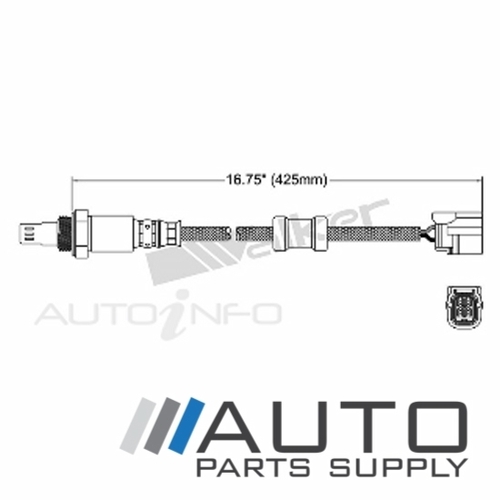 Pre Cat O2 Oxygen Sensor Suit Honda CRV 2.4ltr K24Z1 RE 2006-2012