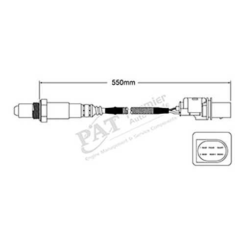 Pre Cat O2 Oxygen Sensor suit Hyundai FS Veloster 1.6ltr G4FJ Turbo 2012-2014