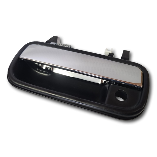 LH Left Front Outer Door Handle (Black/Chrome) suit Toyota Hilux 1988-1997