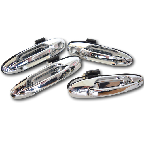 Set Of Chrome Door Handles For Toyota 100 105 Series Landcruiser 1998-2007