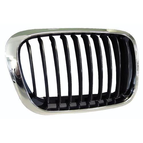 BMW E46 3 Series Sedan RH Grille Black/Chrome 1998-2001 Models