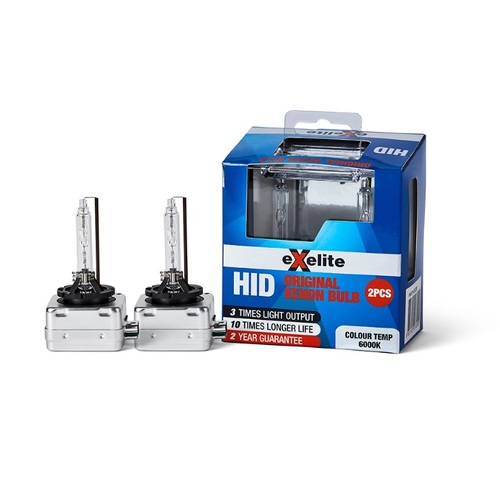 Exelite D3S 35W PK32D-5 6000K HID Globes (2 Pack) (66340)