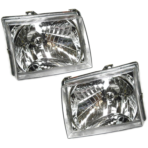 Pair of Headlights To Suit Ford Courier PG PH 2002-2006 Models