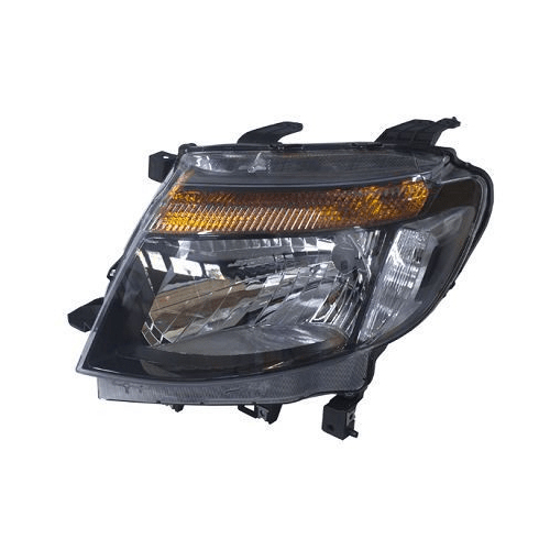 LH Passenger Side Headlight (Black Type) Suit Ford PX Ranger 2011-2015