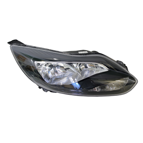 RH Drivers Side Headlight (Black Reflector Type) suit Ford LW Focus 2011-2014