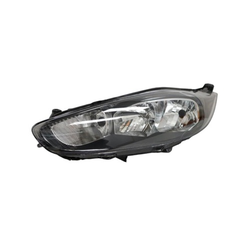 LH Passenger Side Headlight (Black/Halogen) suit Ford Fiesta WZ 2013-2019