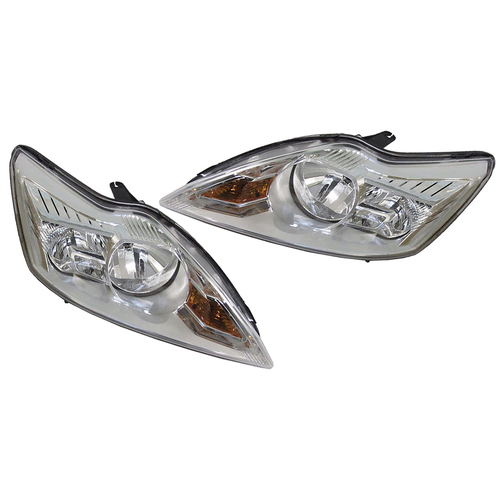 Pair of Headlights (Chrome Type) suit Ford LV Focus 2009-2011