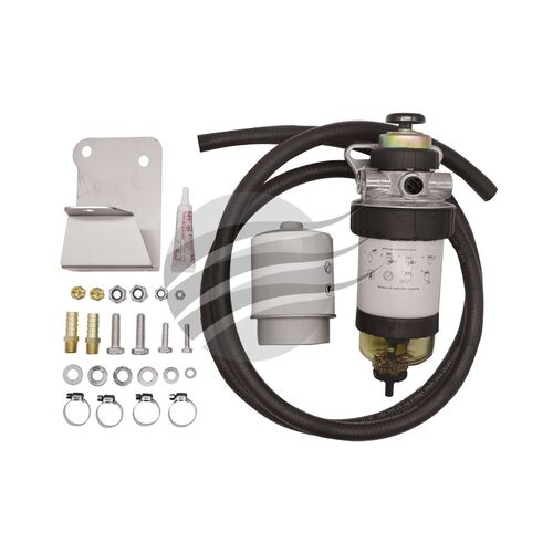 Sakura (Dual Batt) Pre Diesel Filter Kit For Toyota VDJ76R Landcruiser 4.5ltr 1VDFTV 2007-On