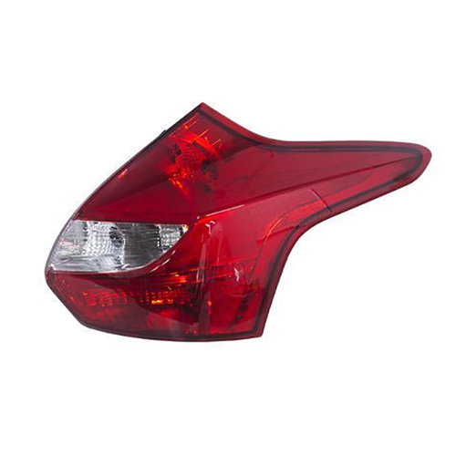 RH Drivers Side Tail Light (Halogen) suit Ford LW Focus Hatchback 2012-2015