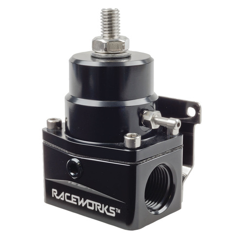 Raceworks Brand 3 Port Adjustable EFI Rising Rate Fuel Pressure Regulator