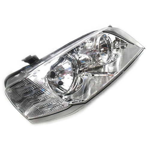 RH Drivers Side Chrome Headlight Suit Ford Territory SX SY 2004-2009