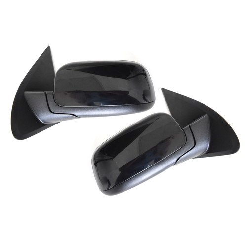 Pair of Black Electric Door Mirrors 3 Pin Type Suit Ford Territory 2004-2009