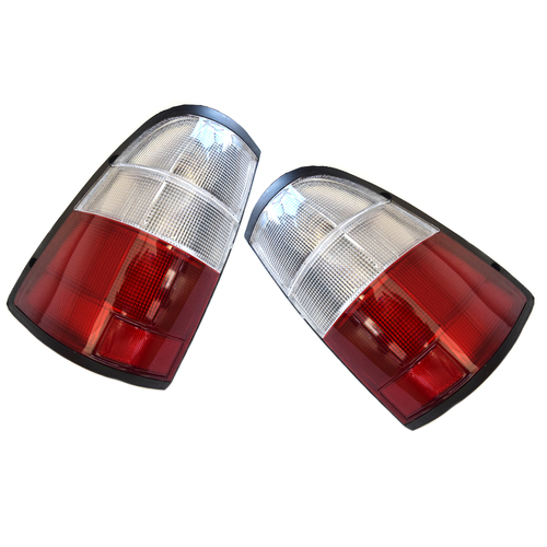 Pair of Tail Lights Red/Clear suit Holden Rodeo TF R7 R9 2001-2003