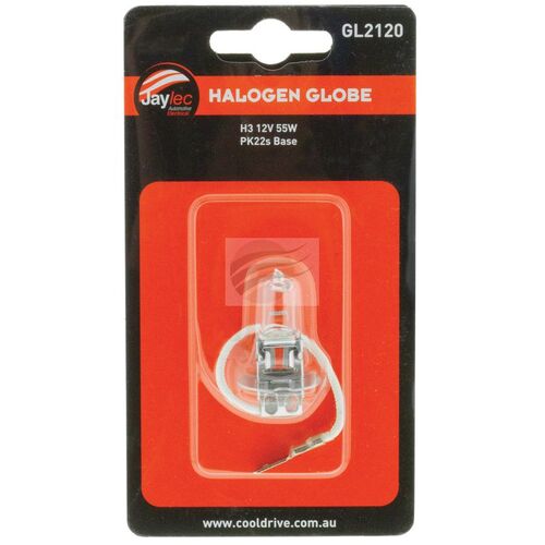 H3 12V 55W Halogen Globe / Bulb (Single)
