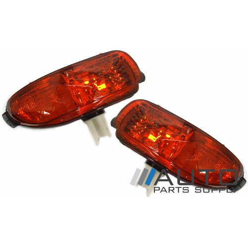 Holden Barina Rear Bumper Bar Fog Lights Suit XC 2001-2003 Models *New Pair*