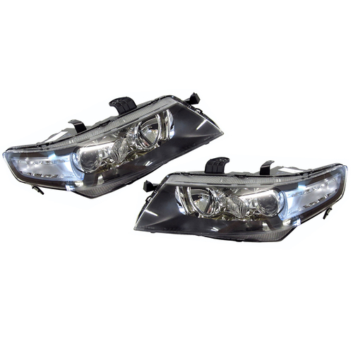 Honda CL Accord Euro Headlight Head Light Lamp Set series 2 2005-2008