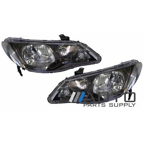 Honda Civic Headlights Head Lights Lamp Set FD series 2 2009-2012 Sedan/Hybrid