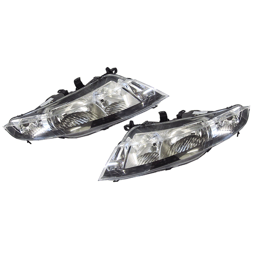 Pair of Headlights To Suit Honda FN Civic Type R 2007-2011