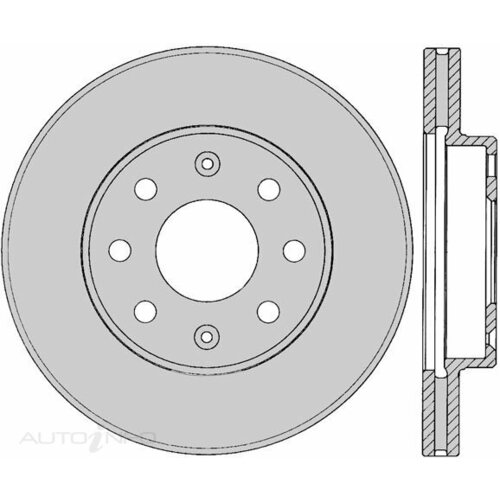 IBS Front Brake Rotor Suit Holden MJ Barina Spark 1.2ltr B12D1 2010-2016