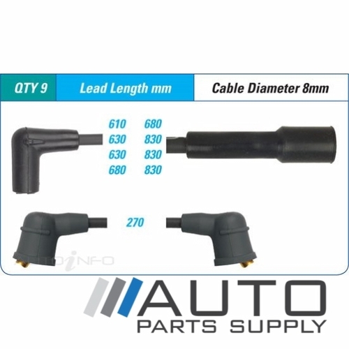 Ignition Lead Set Suit Holden Commodore 5ltr 304 V8 VT Sedan 1997-1999