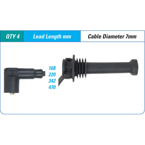 Spark Plug Lead Set suit Daewoo Leganza  2.0ltr C20SED V100 1997-1999